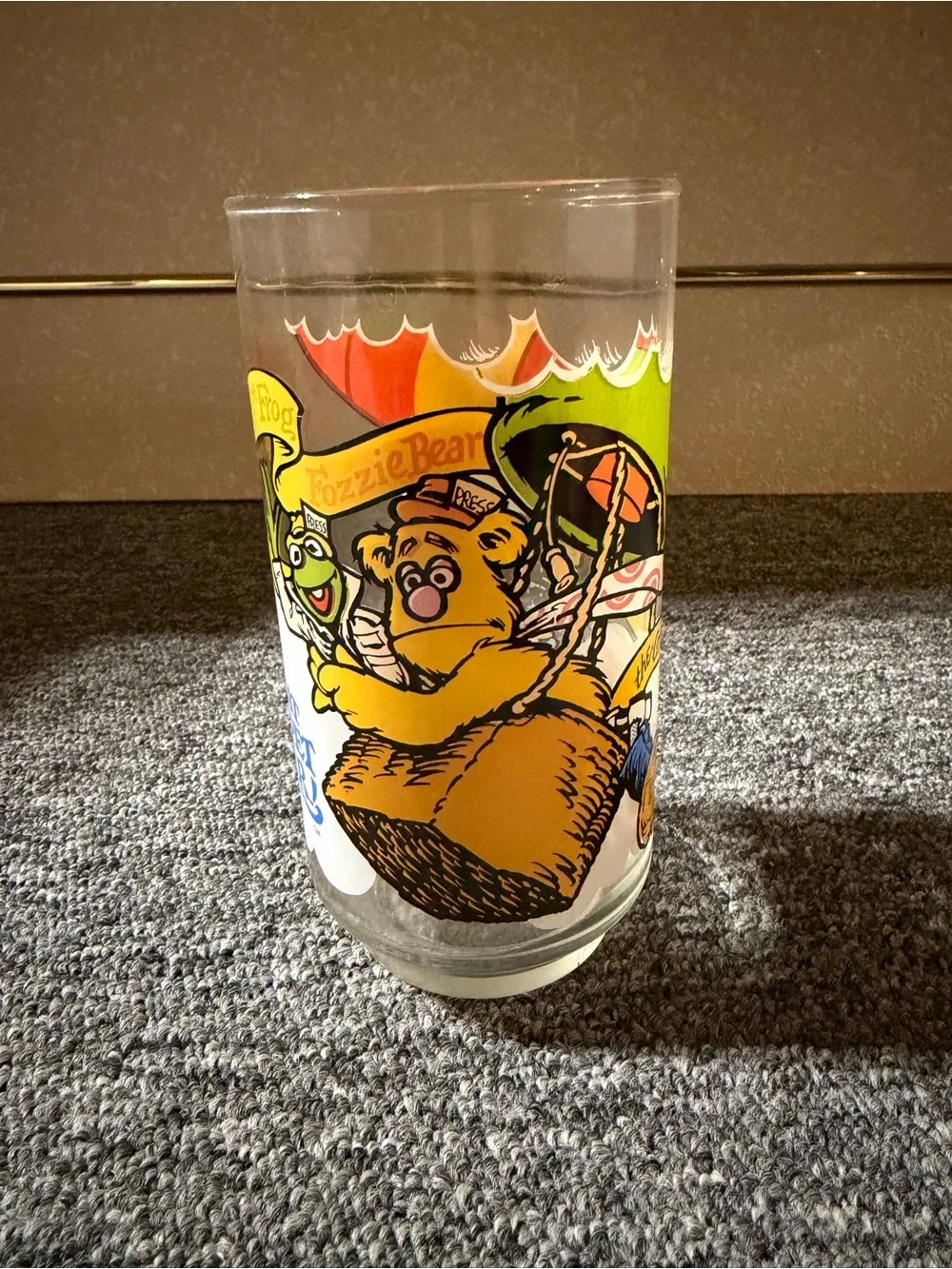 McDonalds Vintage 1981 The Great Muppet Caper Kermit the Frog Glass